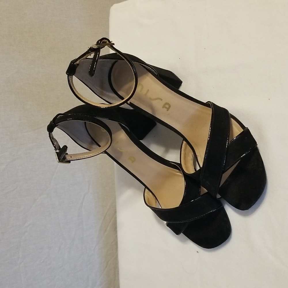 Cross Strap Black Heel